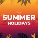 Summer Holidays Slide Template