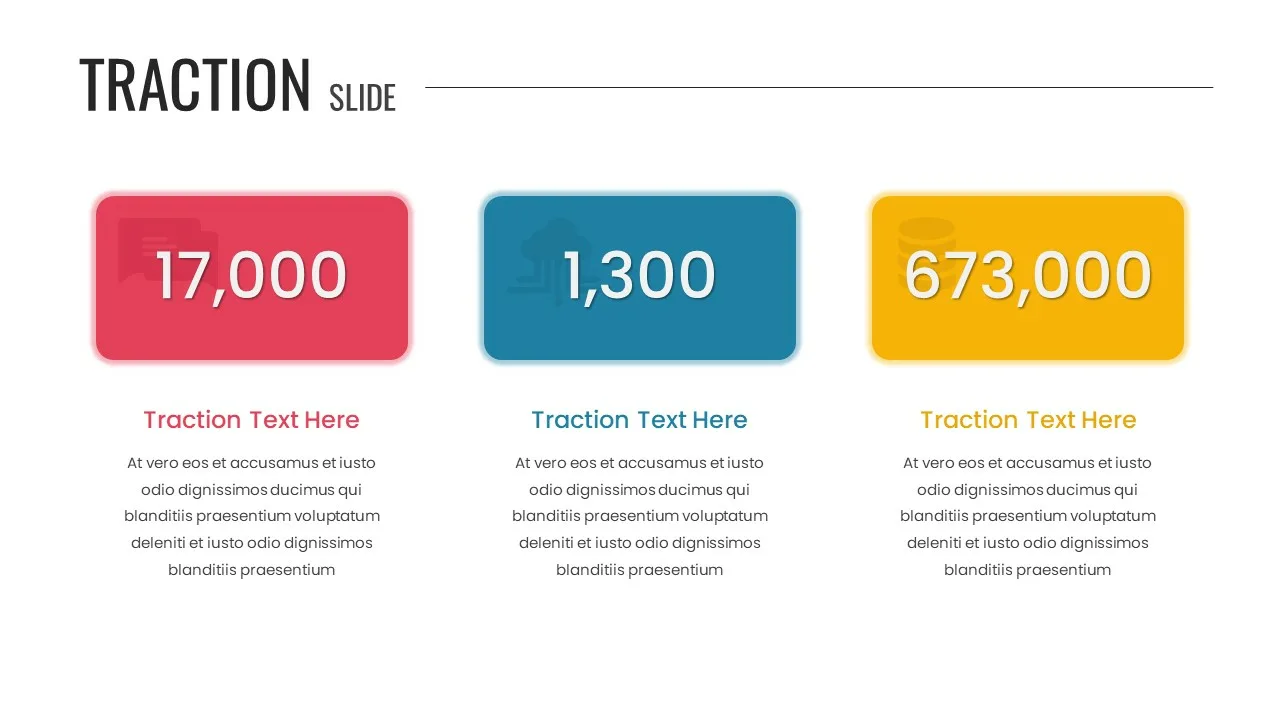 Traction Slide Template