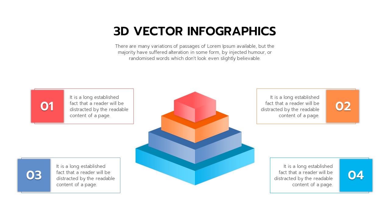 Animated 4 Step Layered PPT Pyramid Template SlideKit Animated 4 Step Layered PPT Pyramid Template SlideKit