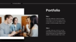 Animated Black Theme Portfolio Presentation Template