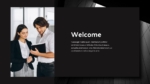 Animated Dark PowerPoint Welcome Template