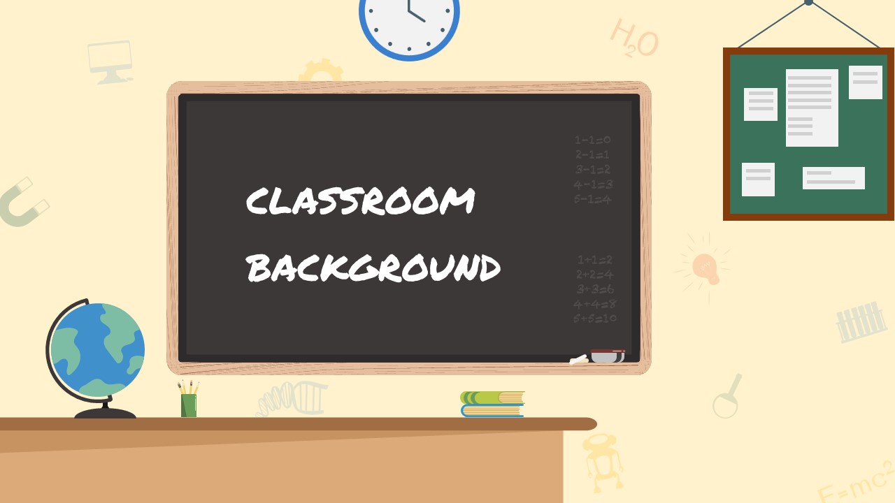 CreativeClassroom Slide Background Template - SlideKit
