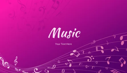 Free Music Theme Background for PowerPoint