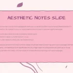 Slide Notes Template