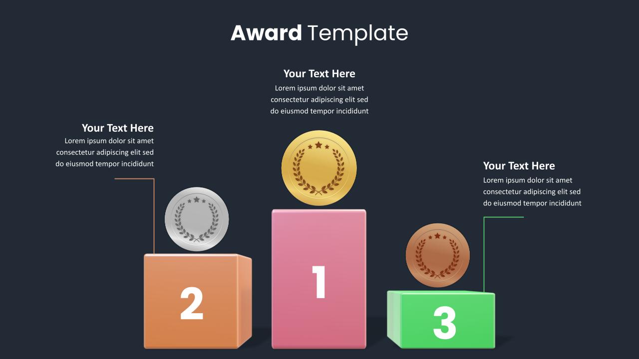 Awards & Recognitions Slide Template