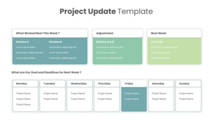 Project Status Update Slide Template
