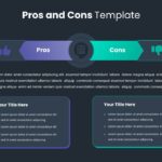 Pros And Cons Presentation Slide Template