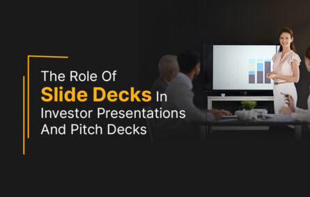 Role of slide decks in investor presentations