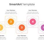 5 Point Smart Art Presentation Slide