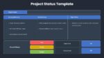 Dark Theme Project Status Report Presentation