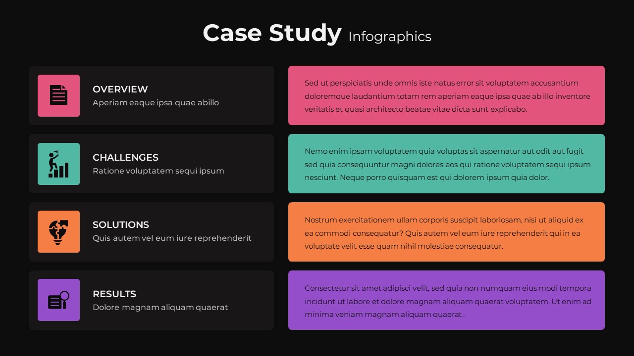 Dark Theme Use Case Slide Template