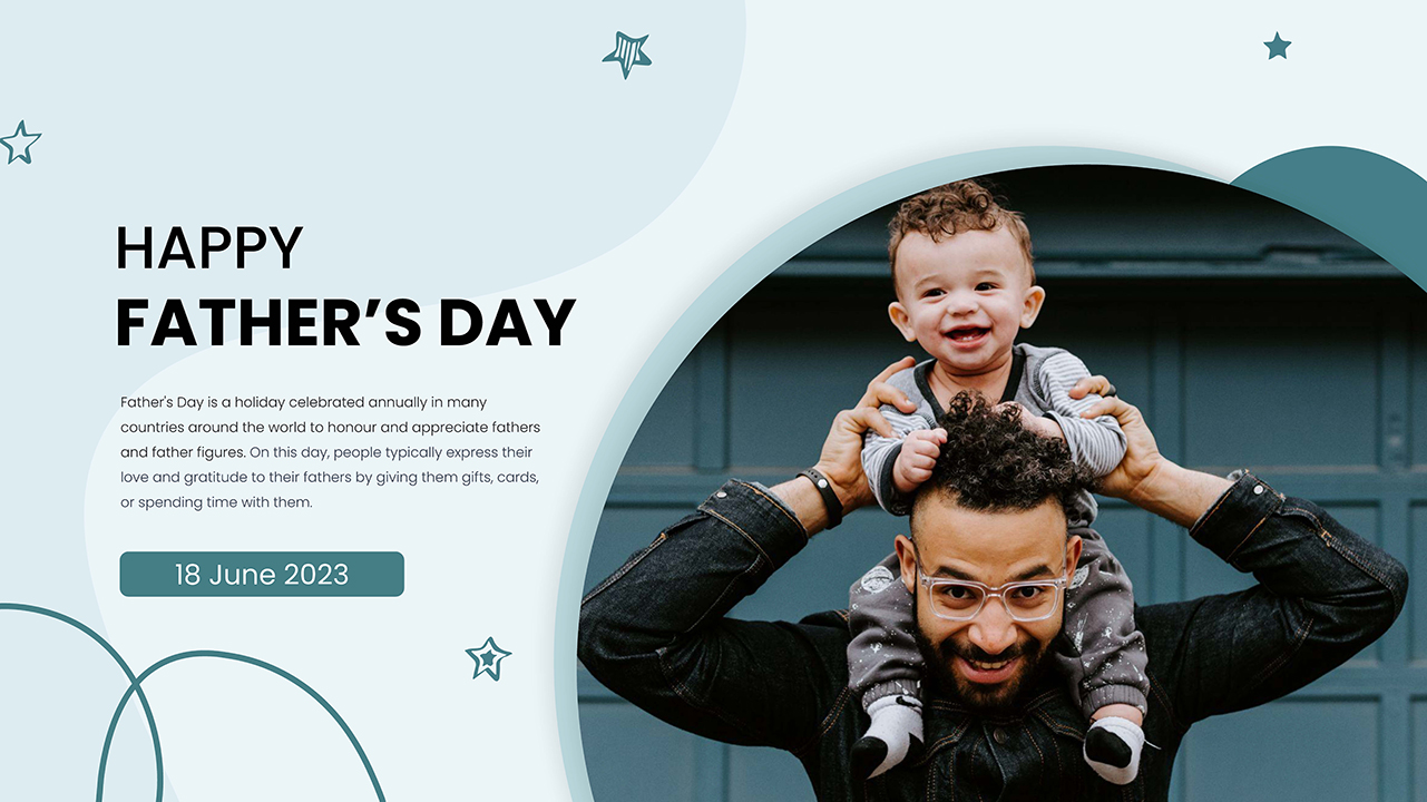 Fathers Day Google Slides Background