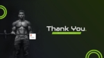 Thank You Template for Gym Presentation
