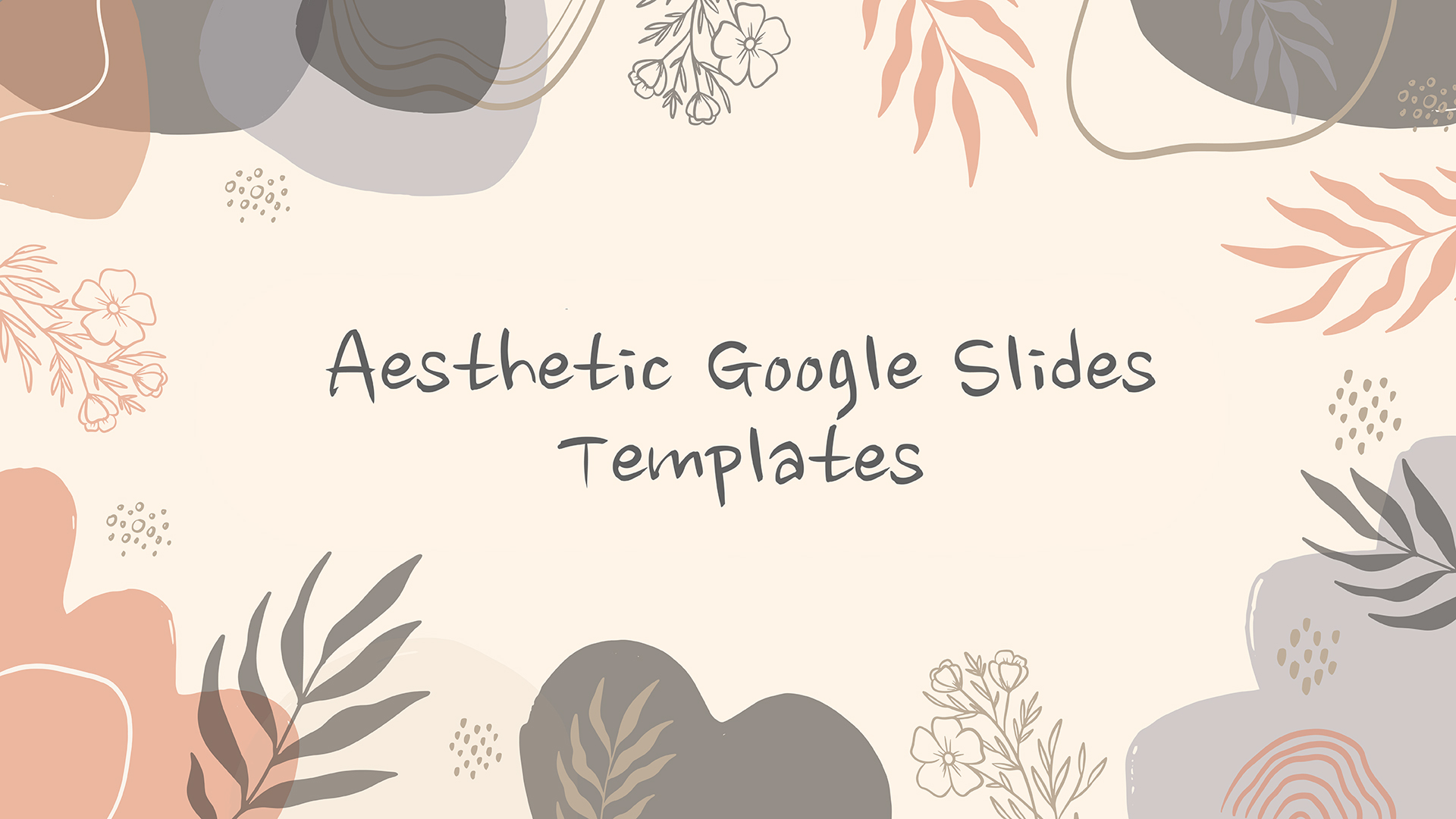 Aesthetic Good Vibe Free Google Slides PowerPoint Templates