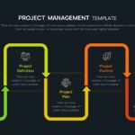 Dark Theme Project Management Plan Template