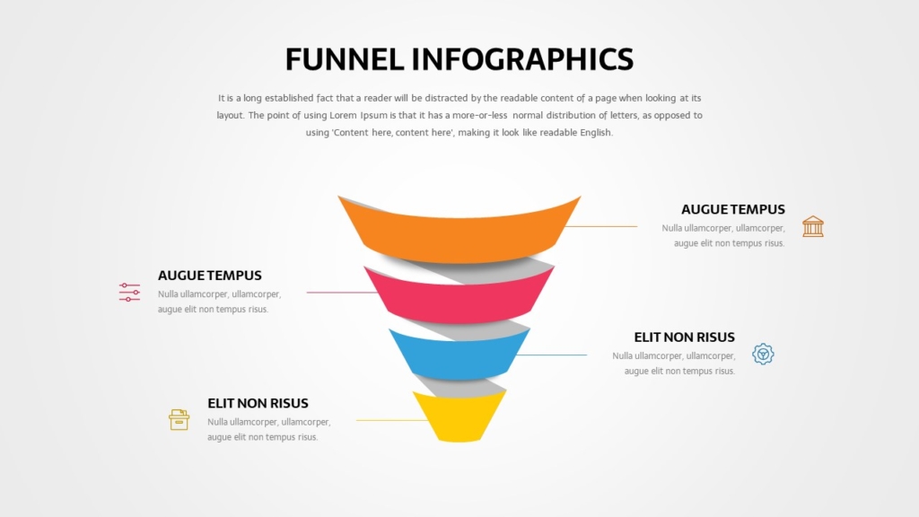 Editable Funnel Diagram PPT Template