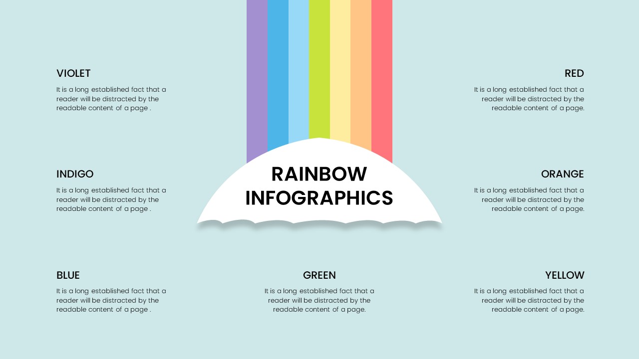 Rainbow Google Slides Template