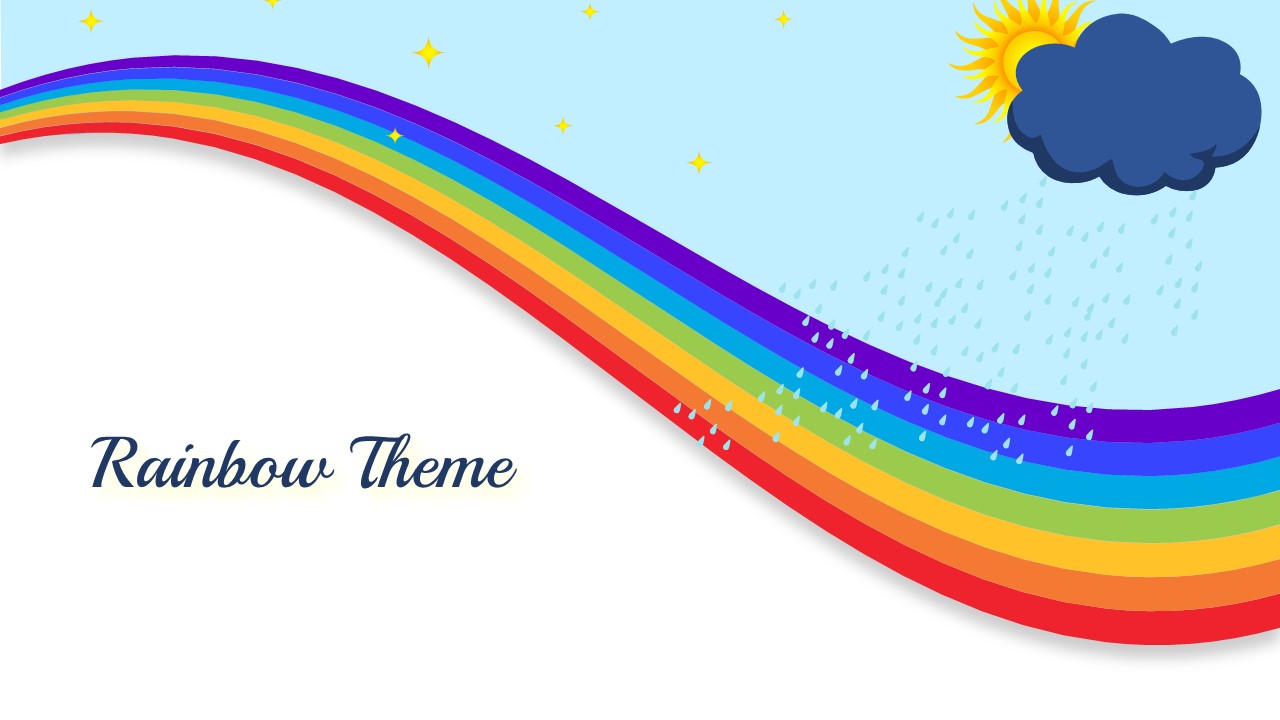 Rainbow Presentation Template