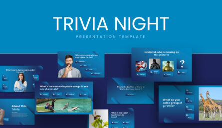 Trivia Night Powerpoint Cover Template