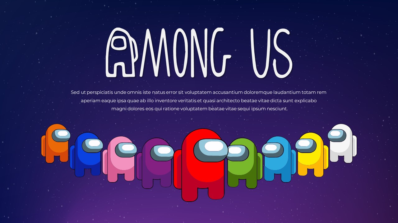 Among Us Slide Template 1