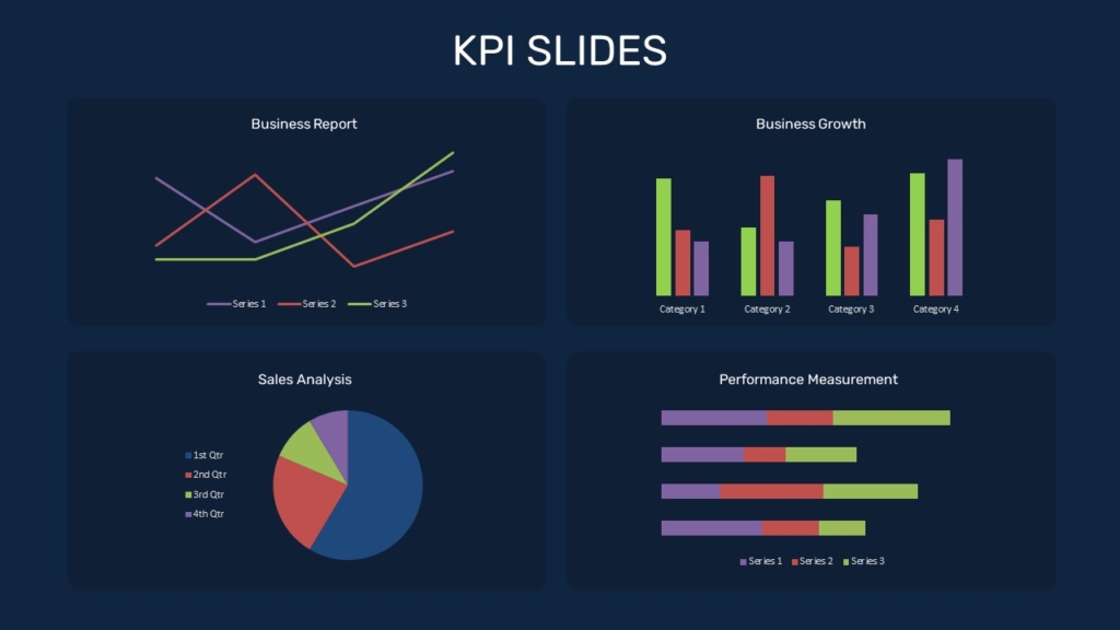 Download Free KPI Dashboard PowerPoint Template