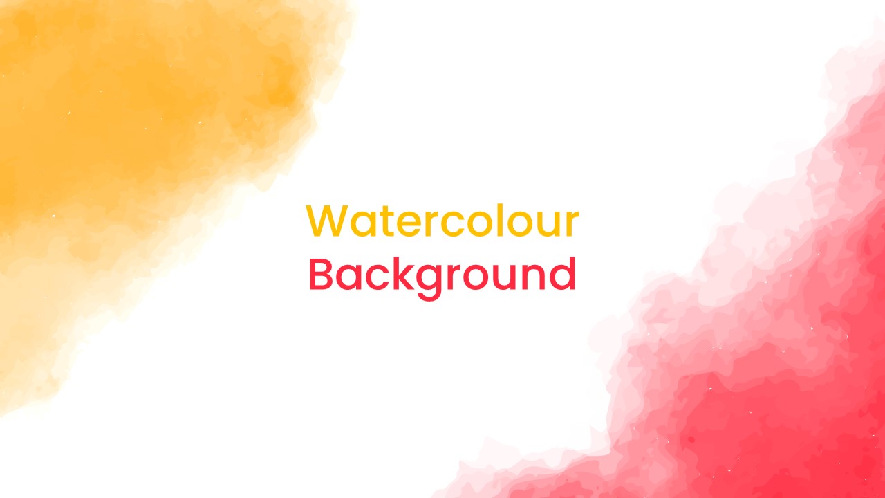 Watercolor Ppt Template