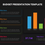 Dark Theme Budget Presentation Slides