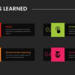 Dark Theme Lessons Learned Slide