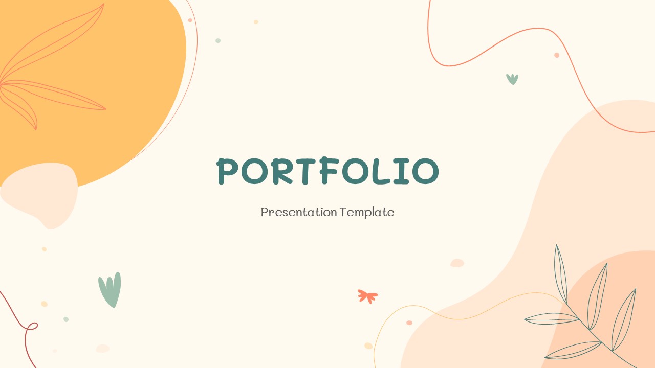 Presentation Portfolio Template 1