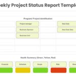 Project Status Report Slide