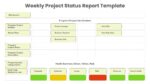 Project Status Report Slide