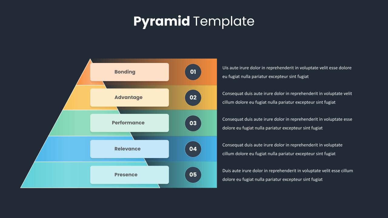 Dark Theme Brand Pyramid Template