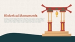 Free Korean Theme Historical Monument PowerPoint Template