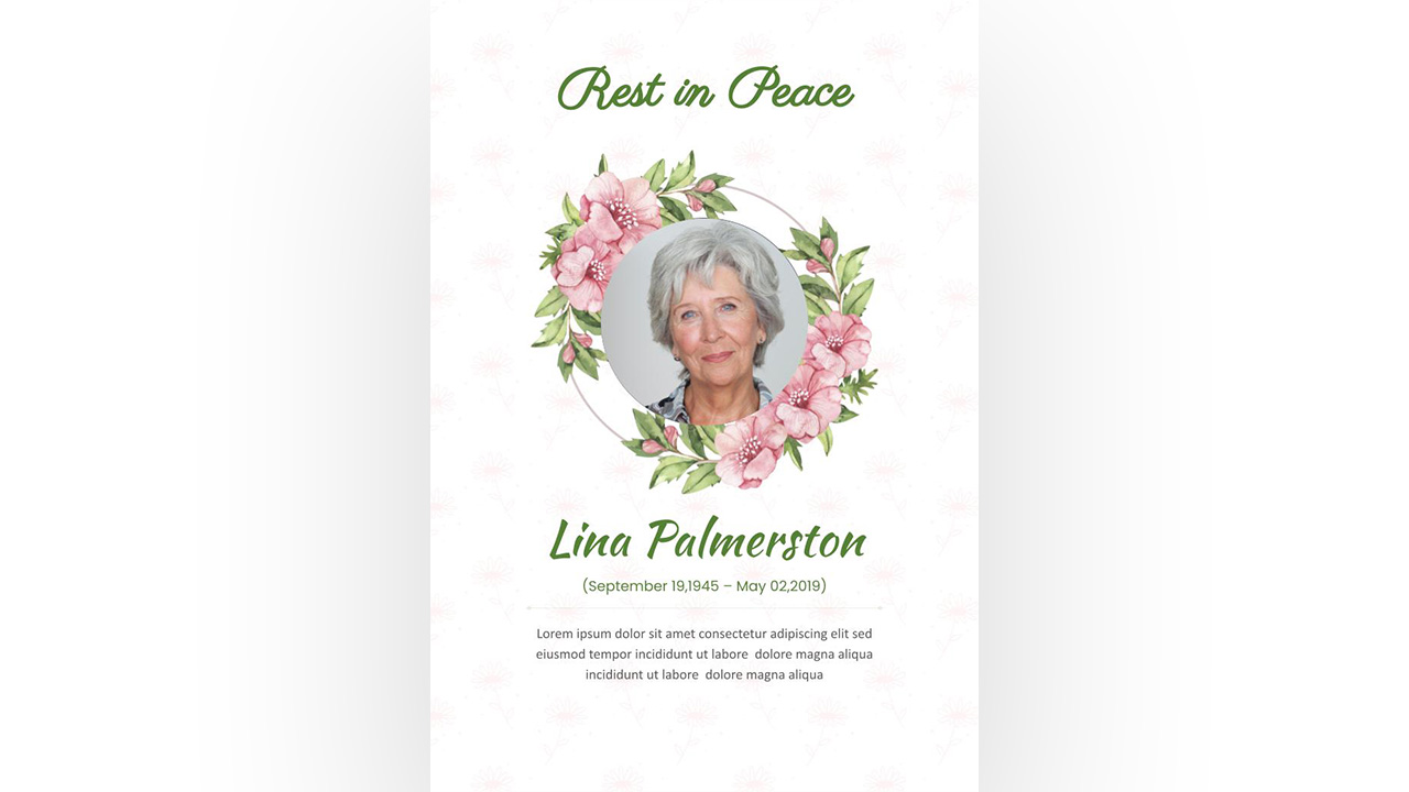 Funeral Slide Template