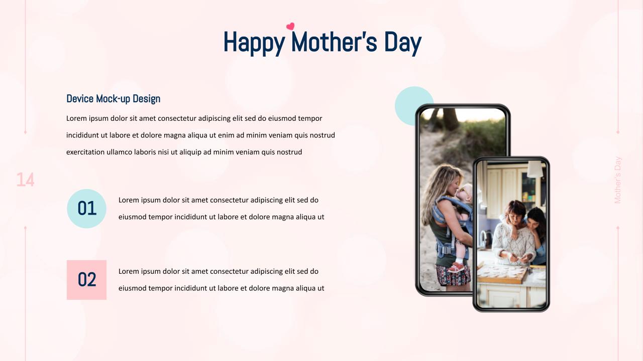 Mothers Day Google Slide 14