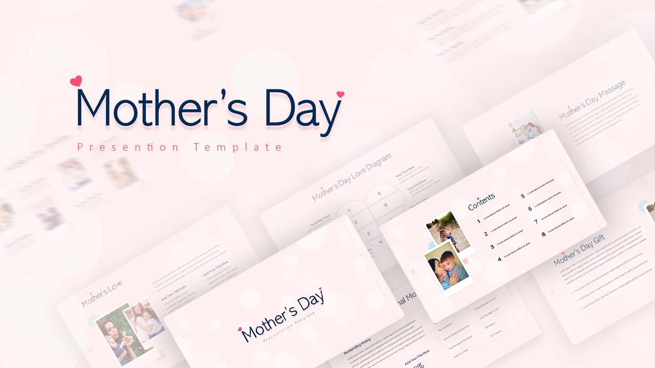 Mothers Day Google Slide Cover Image