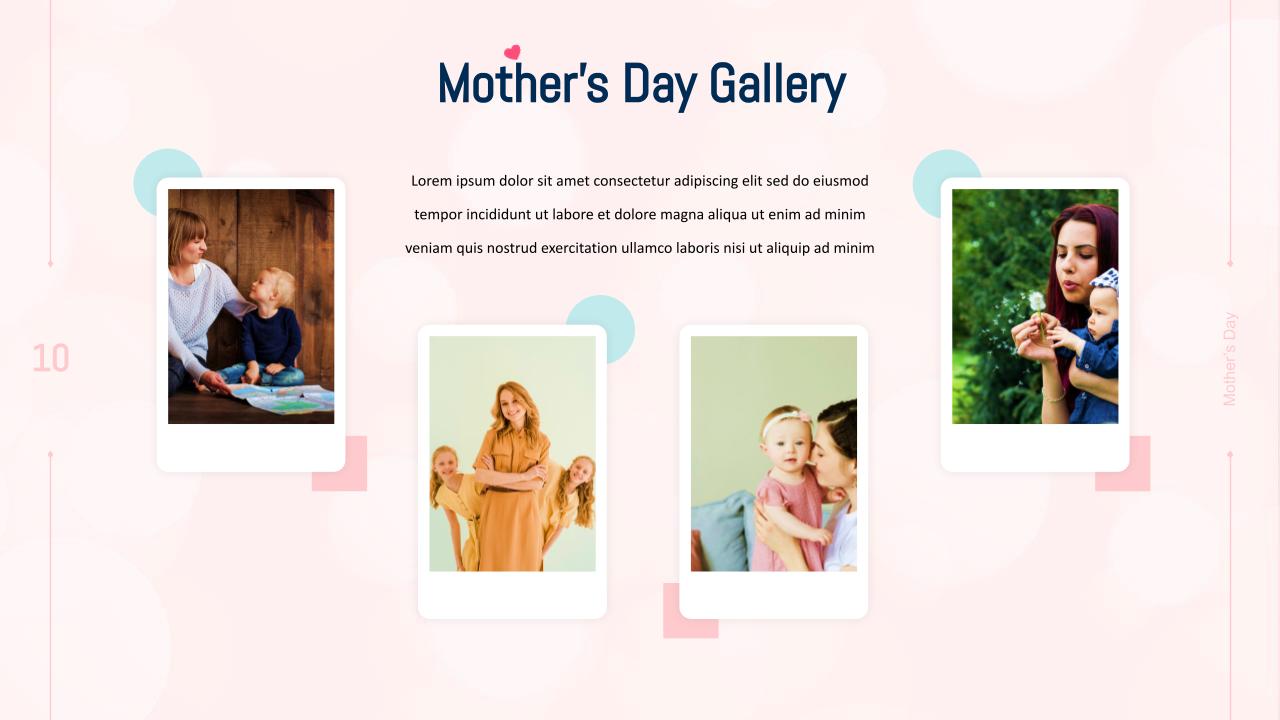 Mothers Day Slide Template SlideKit