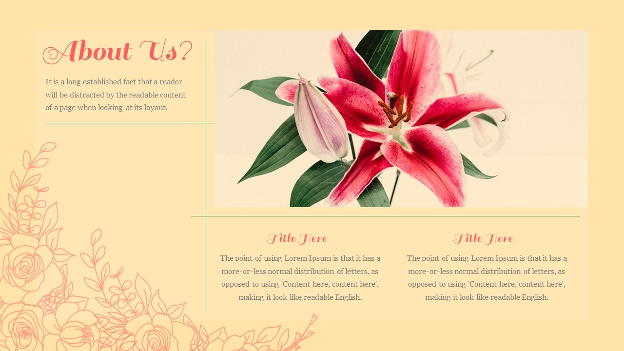 Spring Slide Template Slide 5