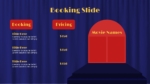 Free Theater Stage Booking Slide Presentation Template