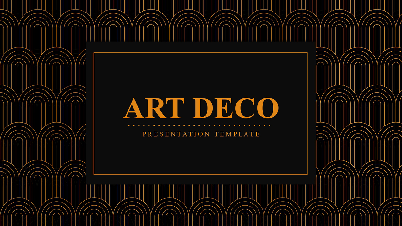 Art Deco Presentation Theme 0001