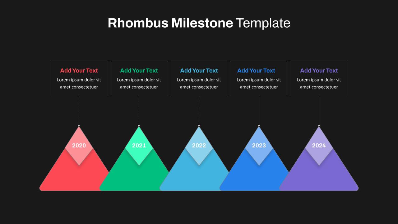 Milestone Slide Template 4