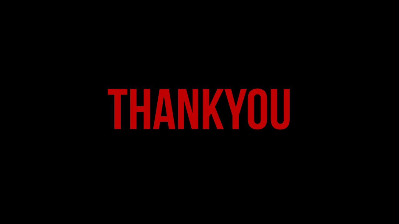 Netflix Thank You Slide Template 20