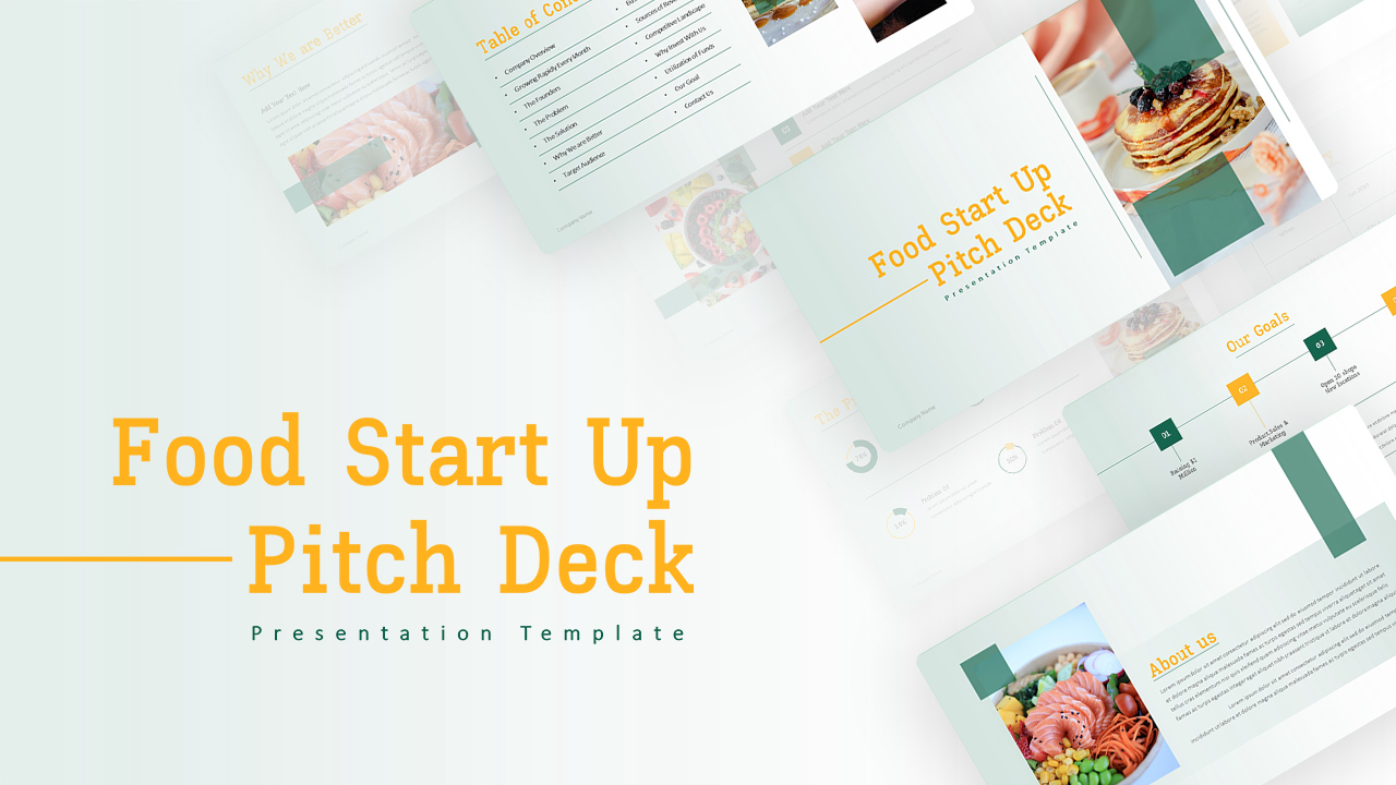 Pitch Deck Food Startup