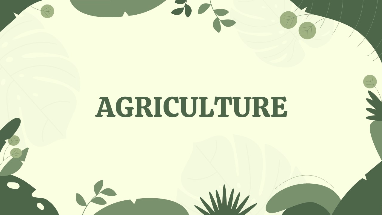 Presentation Template Agriculture 1