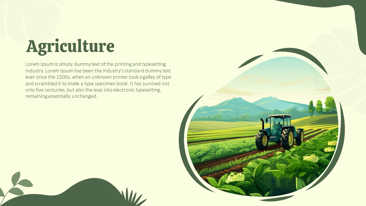 Presentation Template Agriculture 2