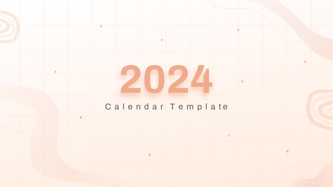 Calendar Presentation Template 02