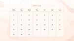 Calendar Presentation Template 09