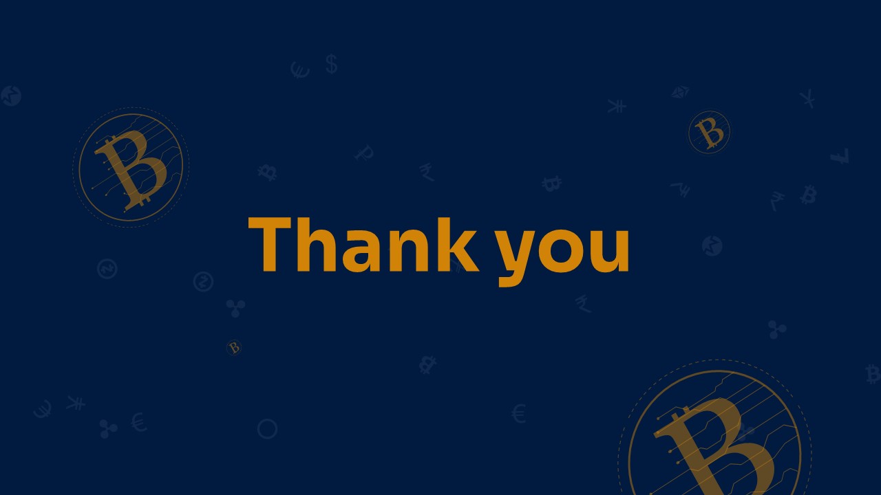 Cryptocurrency Thank You Presentation 21