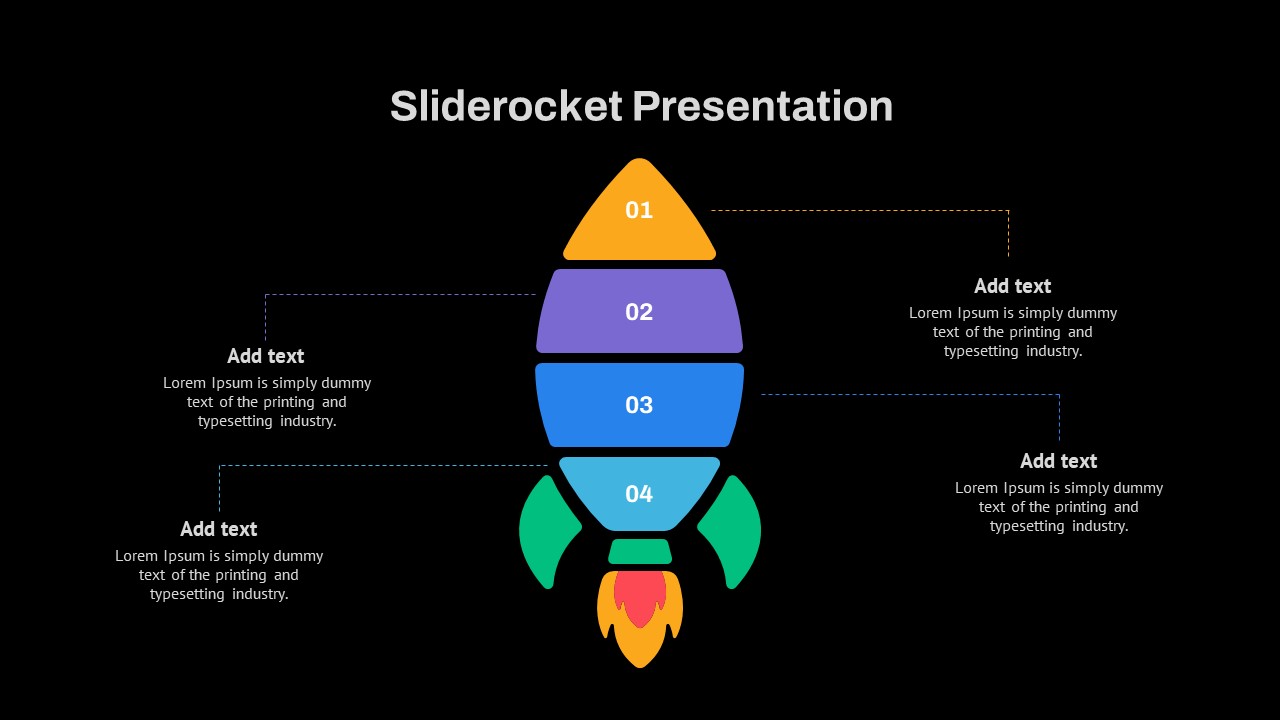 Dark Theme Slide Rocket Presentation
