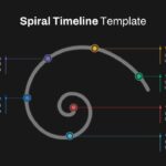 Dark Theme Timeline Slide Template